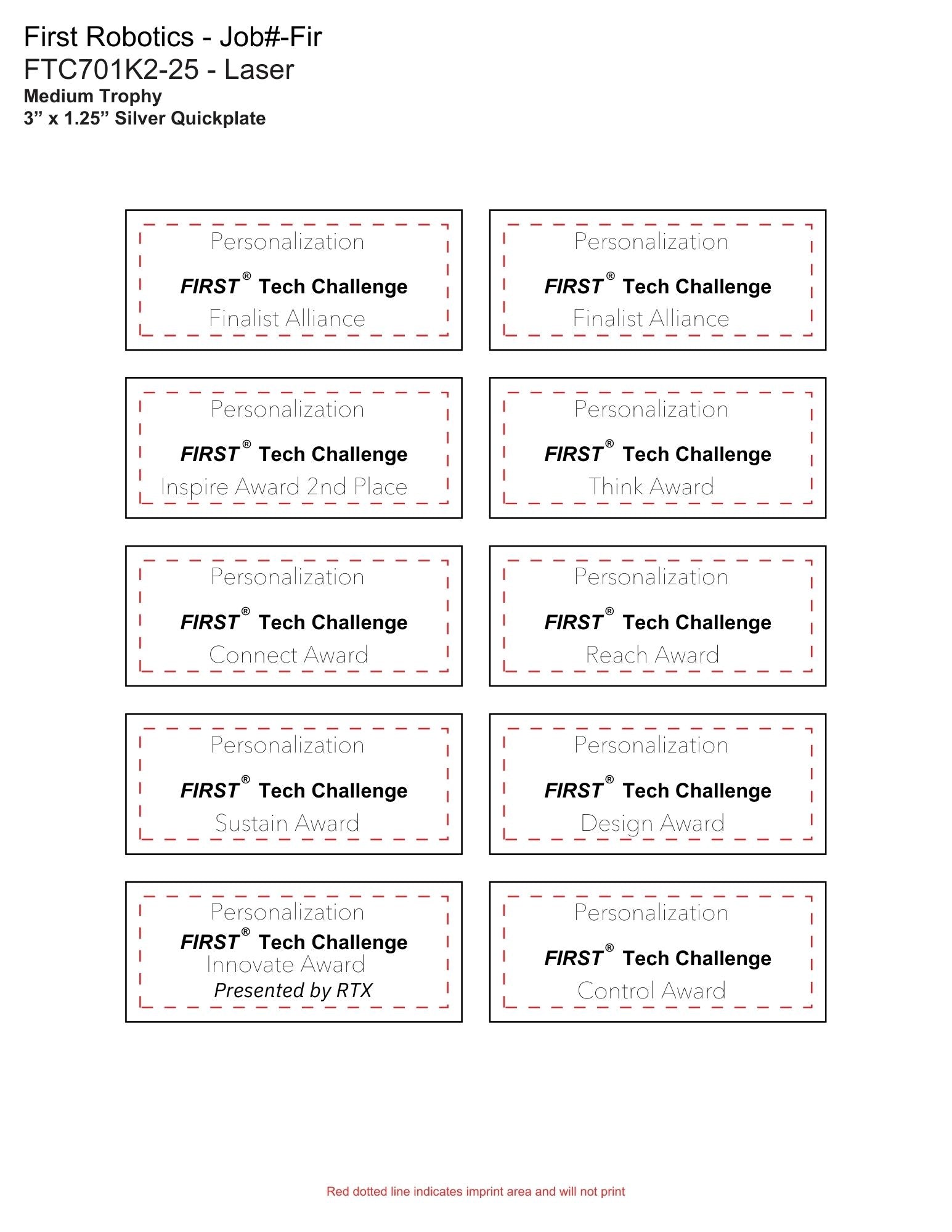 LEAGUES & QUALIFIERS | 11-20 Team Kit | Single Panel