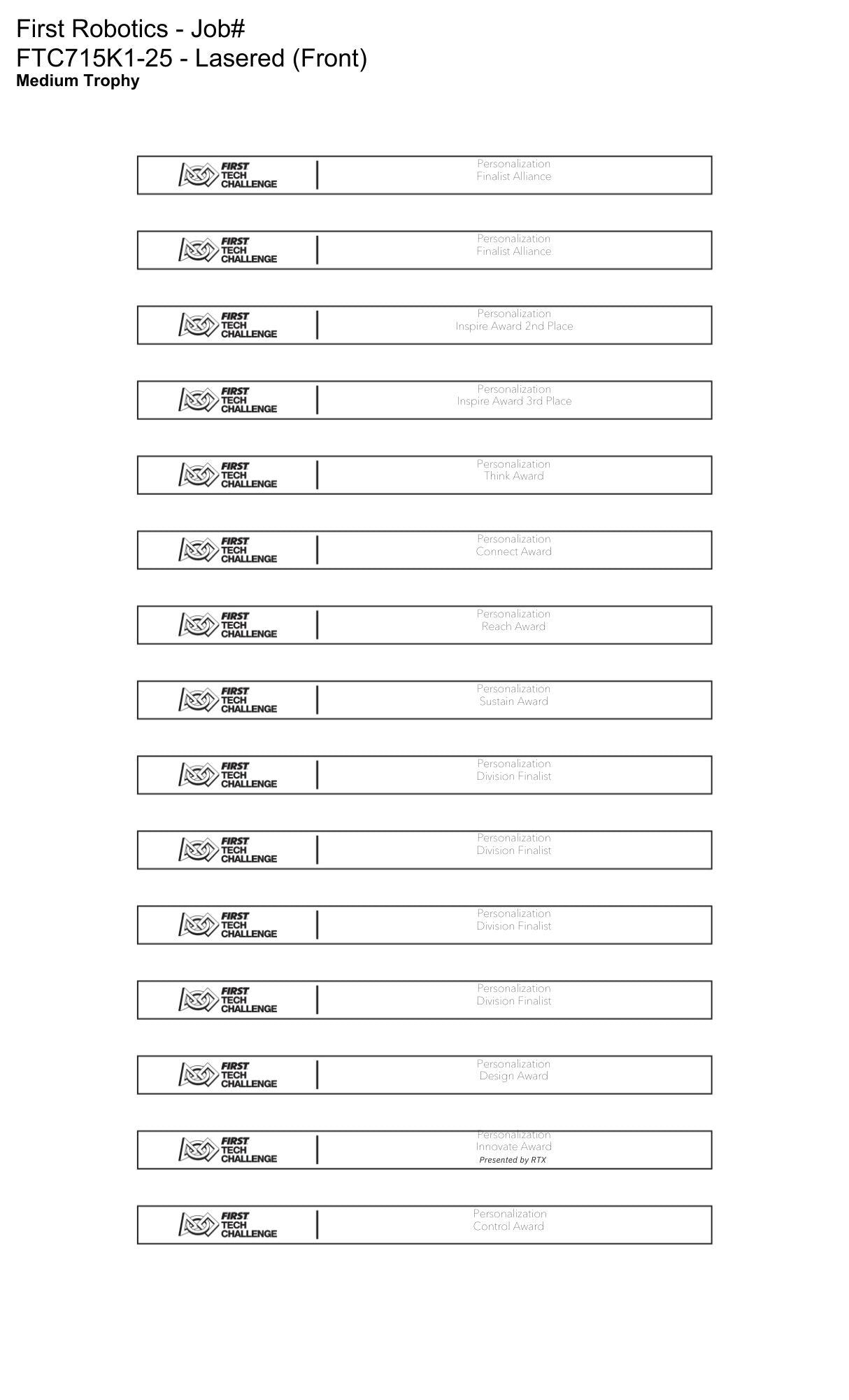 REGIONAL CHAMPIONSHIPS | Dual Division Kit
